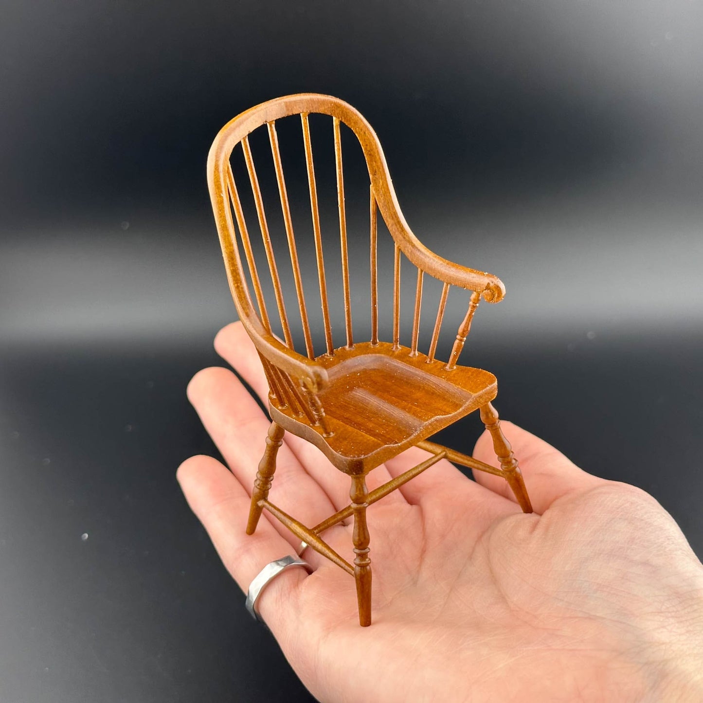 Fine Quality Windsor Chair handcrafted for 1:12 scale dollhouse miniature