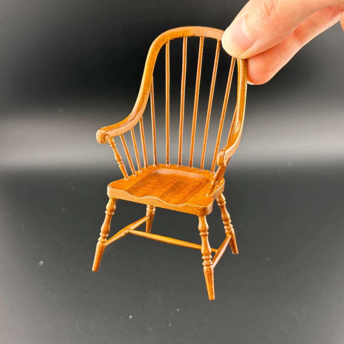 Fine Quality Windsor Chair handcrafted for 1:12 scale dollhouse miniature