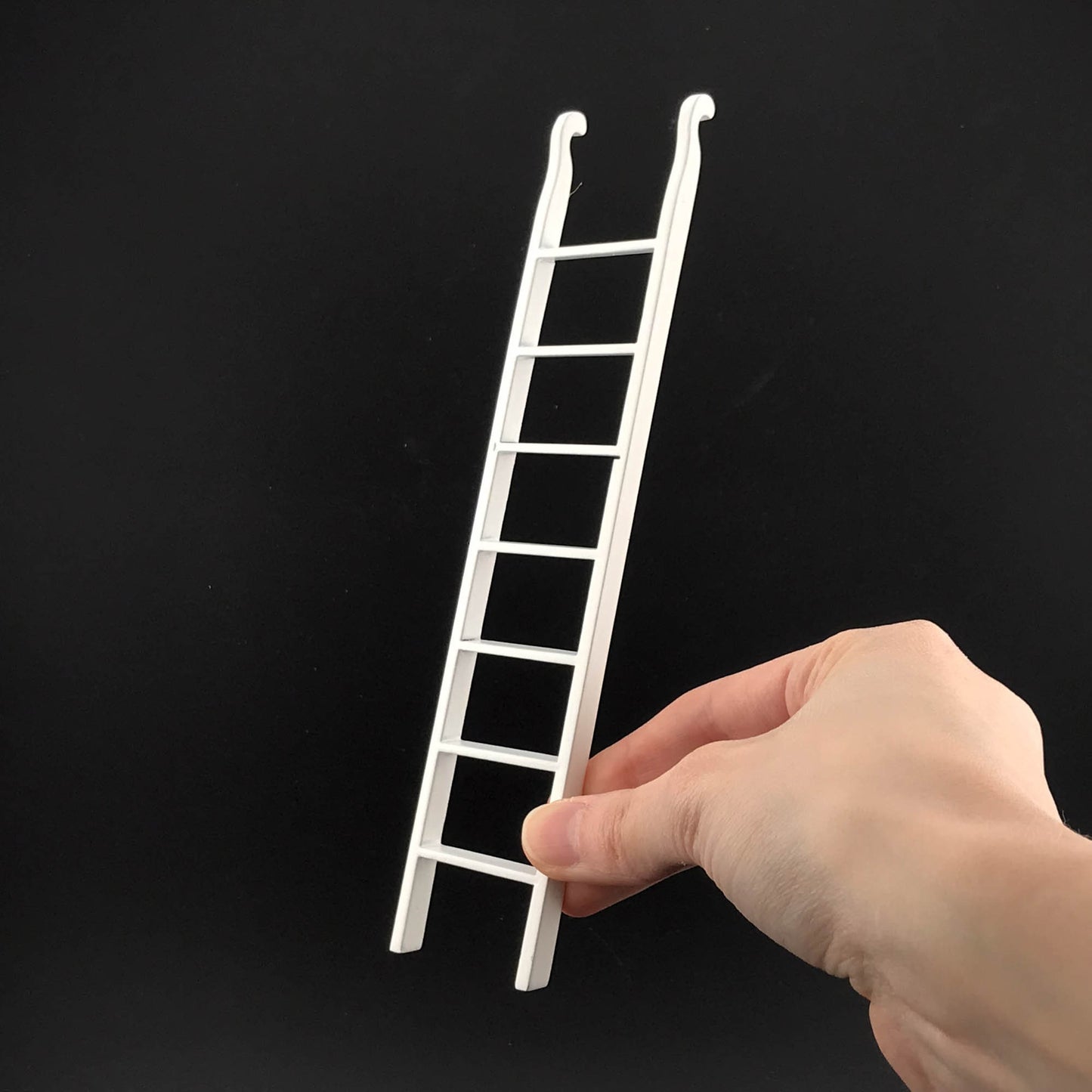 MANOR PANEL shelves shelving unit or Ladder library wall panel WHITE 1:12 scale dollhouse miniatures 9110 Shelf bookcase