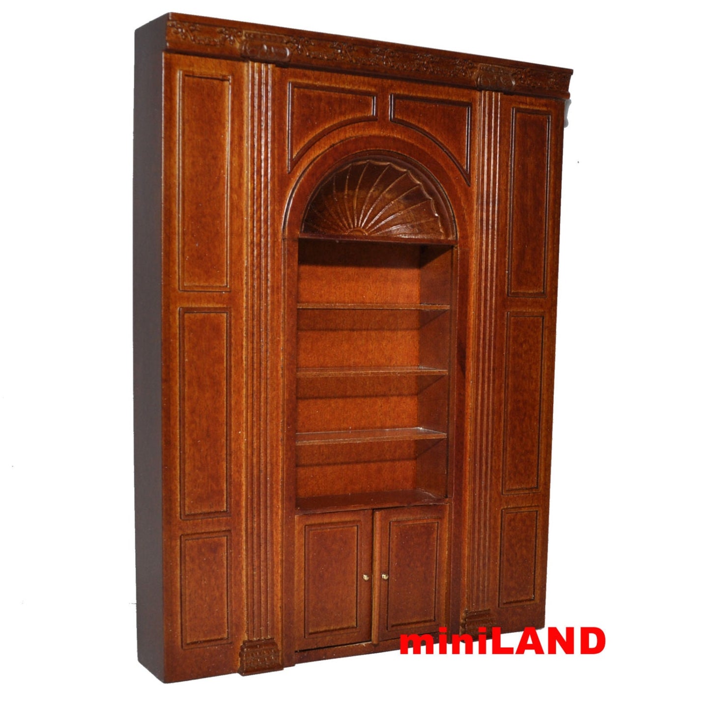 MANOR Shelves unit Dollhouse miniature furniture wall panel roombox 6.9"W 1:12 Scale