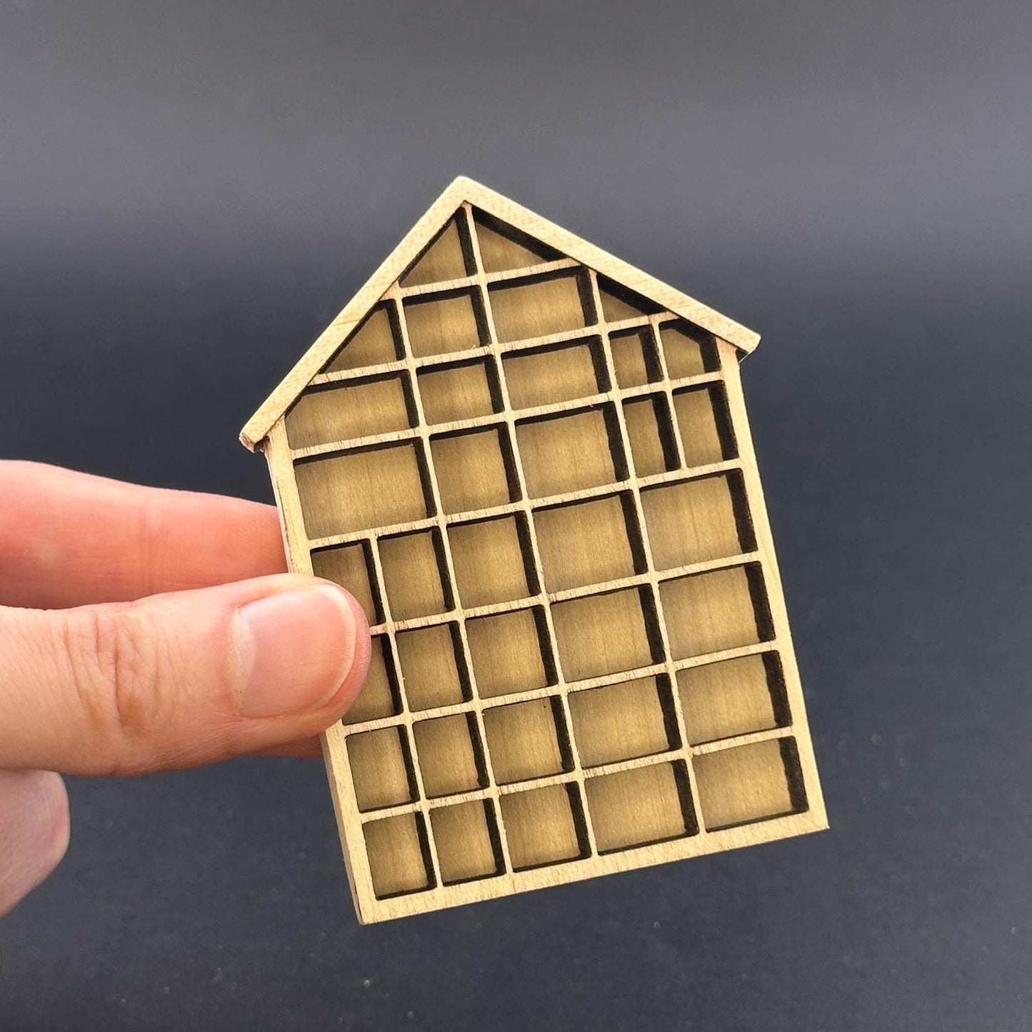 Miniature house Shadowbox Trinket Organizer or Shelf Miniature Shadow Box for 1:12 dollhouse