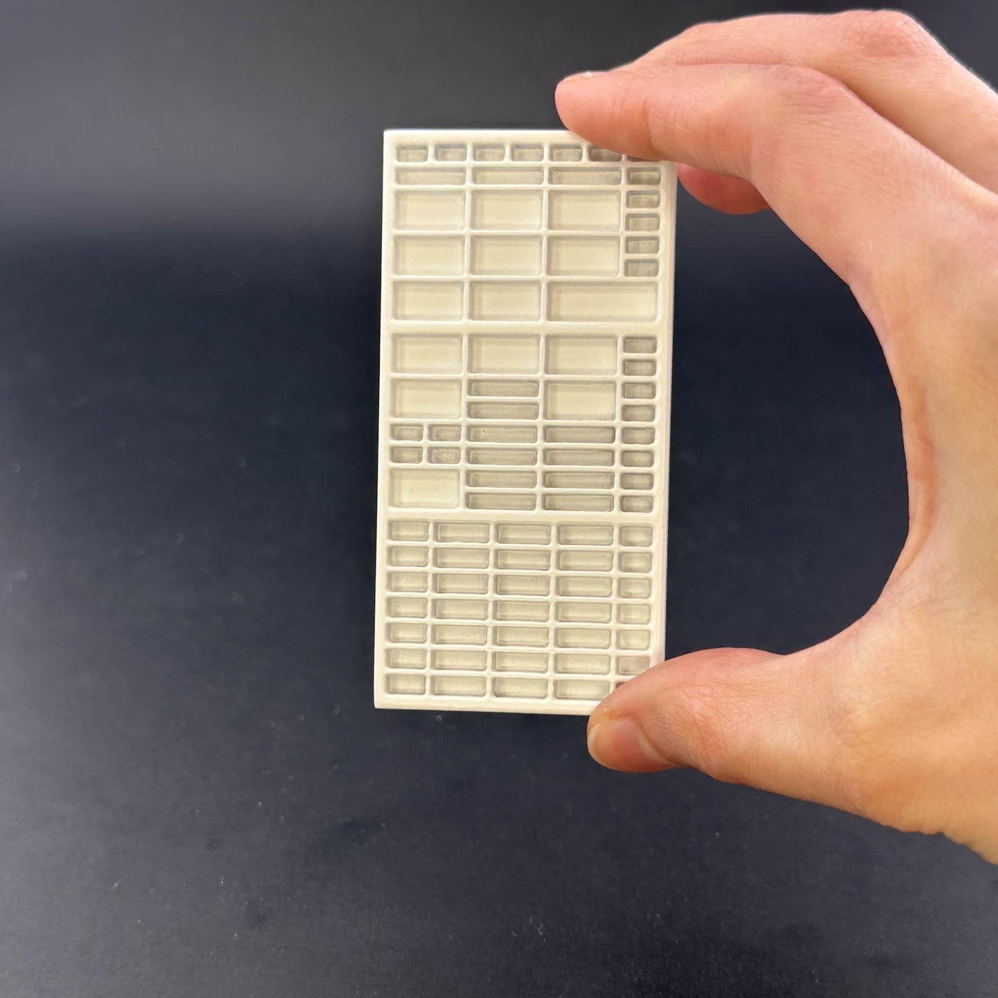 Miniature printer tray Shadowbox, Collection shelf for 1:12 scale dollhouse Trinket Organizer wood Top Quality