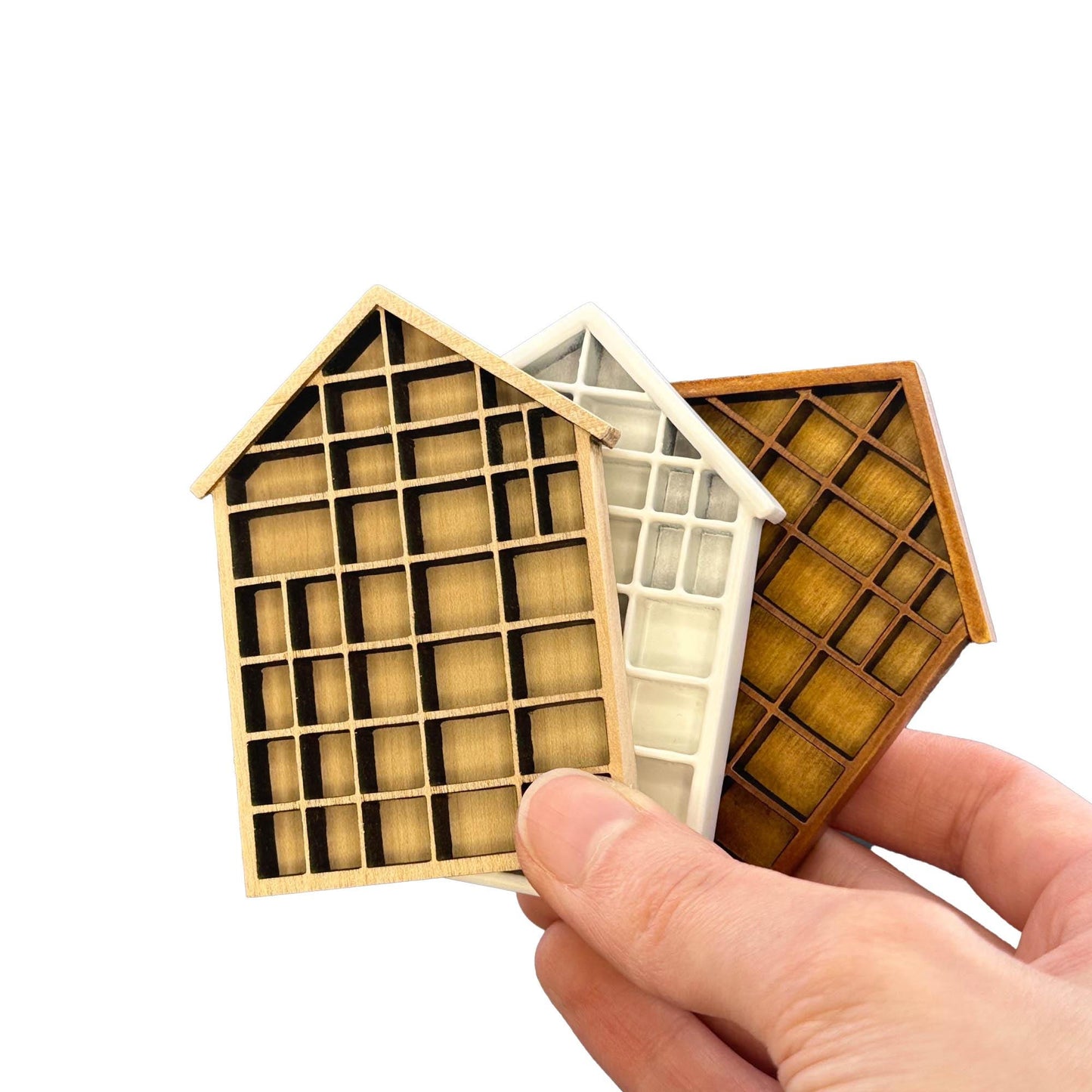 Miniature house Shadowbox Trinket Organizer or Shelf Miniature Shadow Box for 1:12 dollhouse