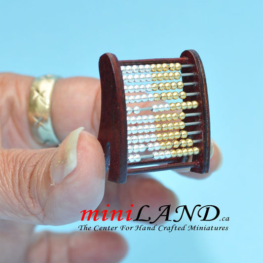 Quality Abacus dollhouse miniature 1:12 scale school desk child room V4032 MH