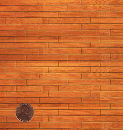 Floor wallpaper wood  print 16"x11" 1:12 scale