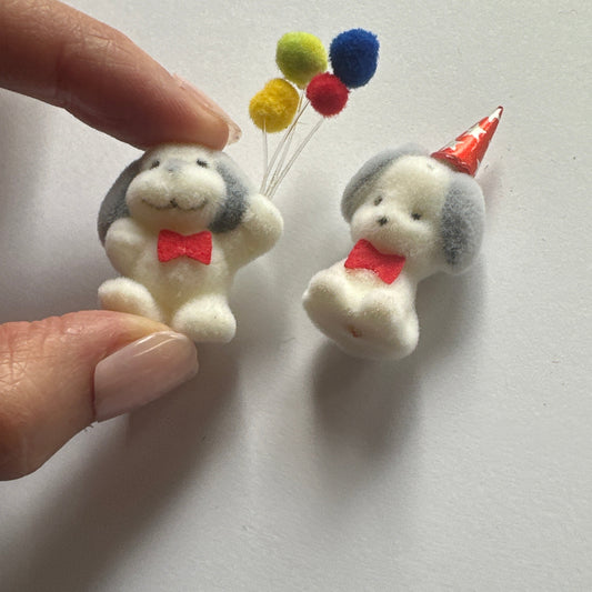 Miniature Birthday Puppies – 1:12 Dollhouse Scale