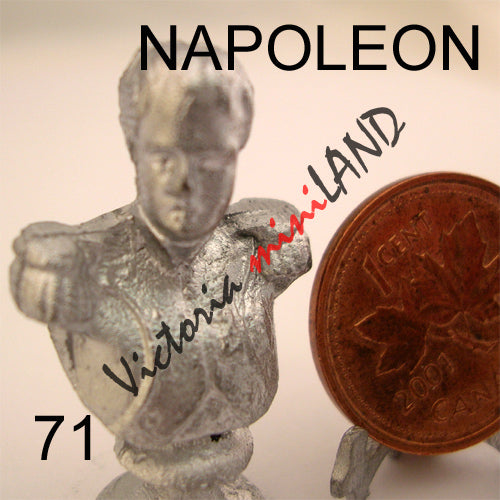 NAPOLEON BUST statue 1-1/4"H DIY metal miniature for dollhouse - Do it yourself