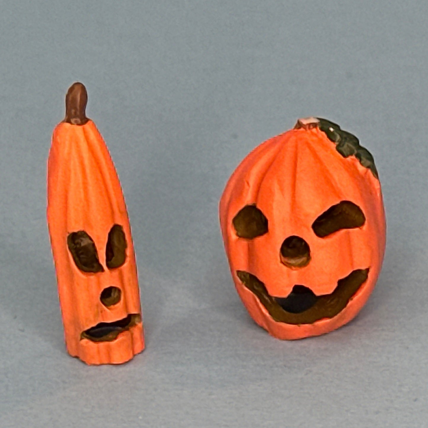 Halloween Pumpkins set /2 for 1:12 dollhouse miniature A