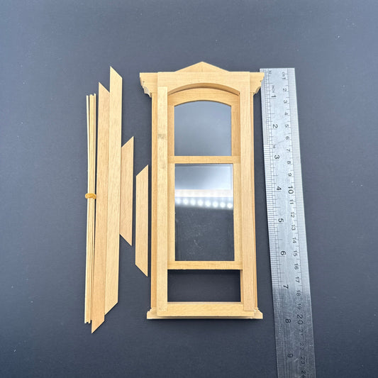Miniature hooded Victorian Slim Working Window 1:12 scale Handley Classics