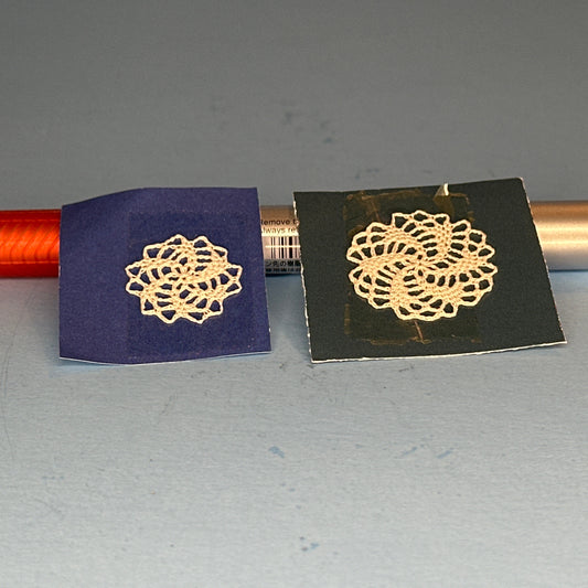 Needle Art – Two Round Lace Doilies by Rosalle Pinske