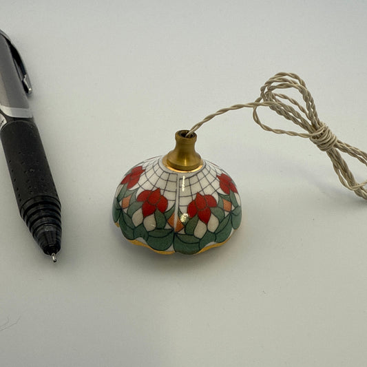 Miniature Porcelain Ceiling Lamp | 12V Dollhouse Light | 1:12 Scale | 3 cm (1.18”) Diameter