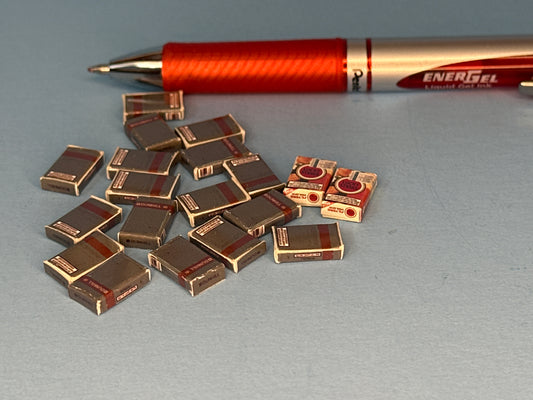 Set of 15 Assorted Miniature Cigarette Packs for Dollhouses 1:12 scale