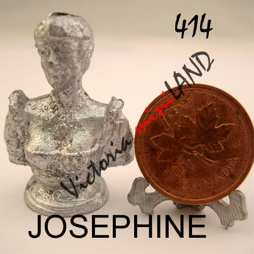 JOSEPHINE BUST 1-1/4"H DIY metal miniature for dollhouse - Do it yourself
