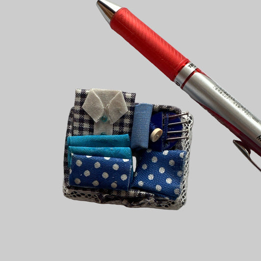 Miniature Sewing Kit for 1:12 Dollhouses