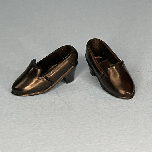 Heidi Ott Dollhouse Miniature Women’s High Heels – Black (1:12 Scale)