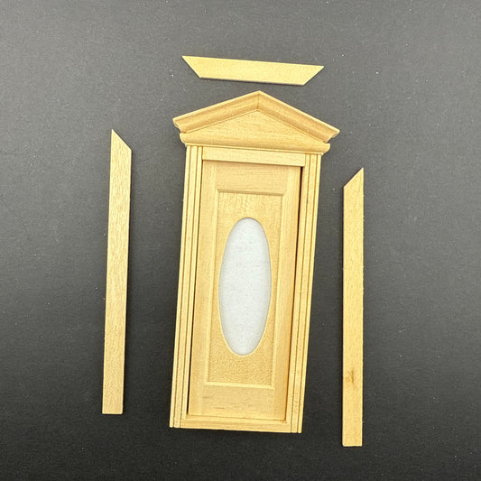 1:24 Dollhouse wooden #H6002 miniature Houseworks Victorian Oval Door