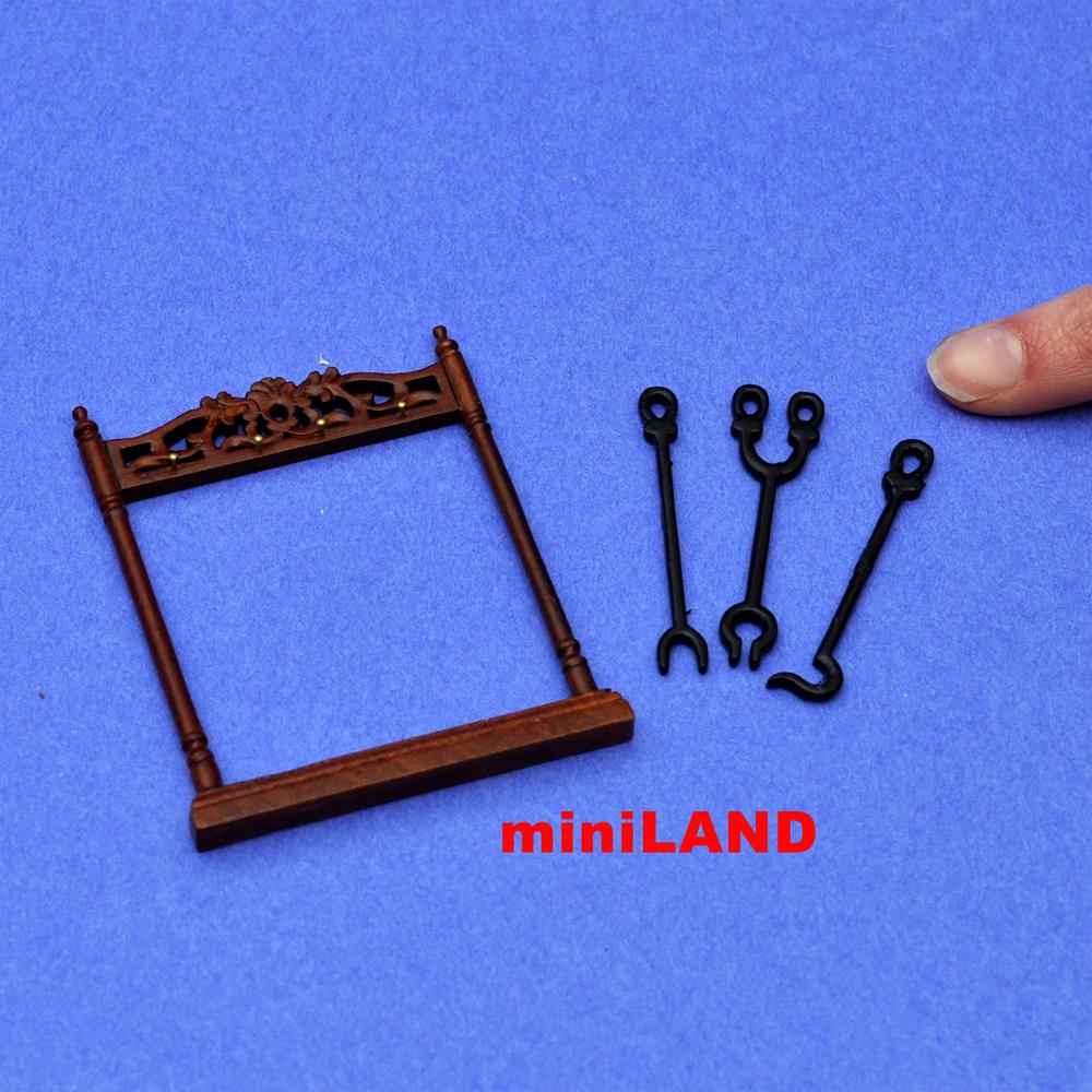 Fireplace Accessory Stand 90915 WN 1:12 scale