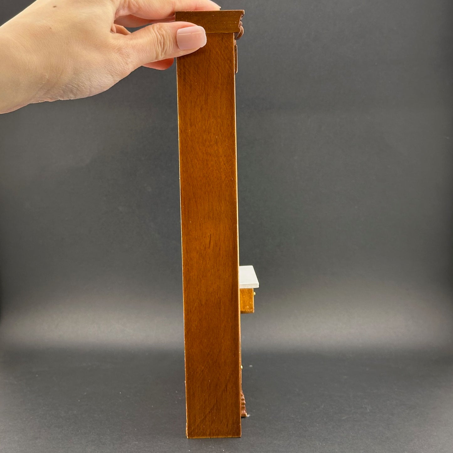 1:12 Miniature Manor Multi-Purpose Panel – Versatile Storage Unit with Shelves, Drawers & Mirror – Dollhouse Furniture