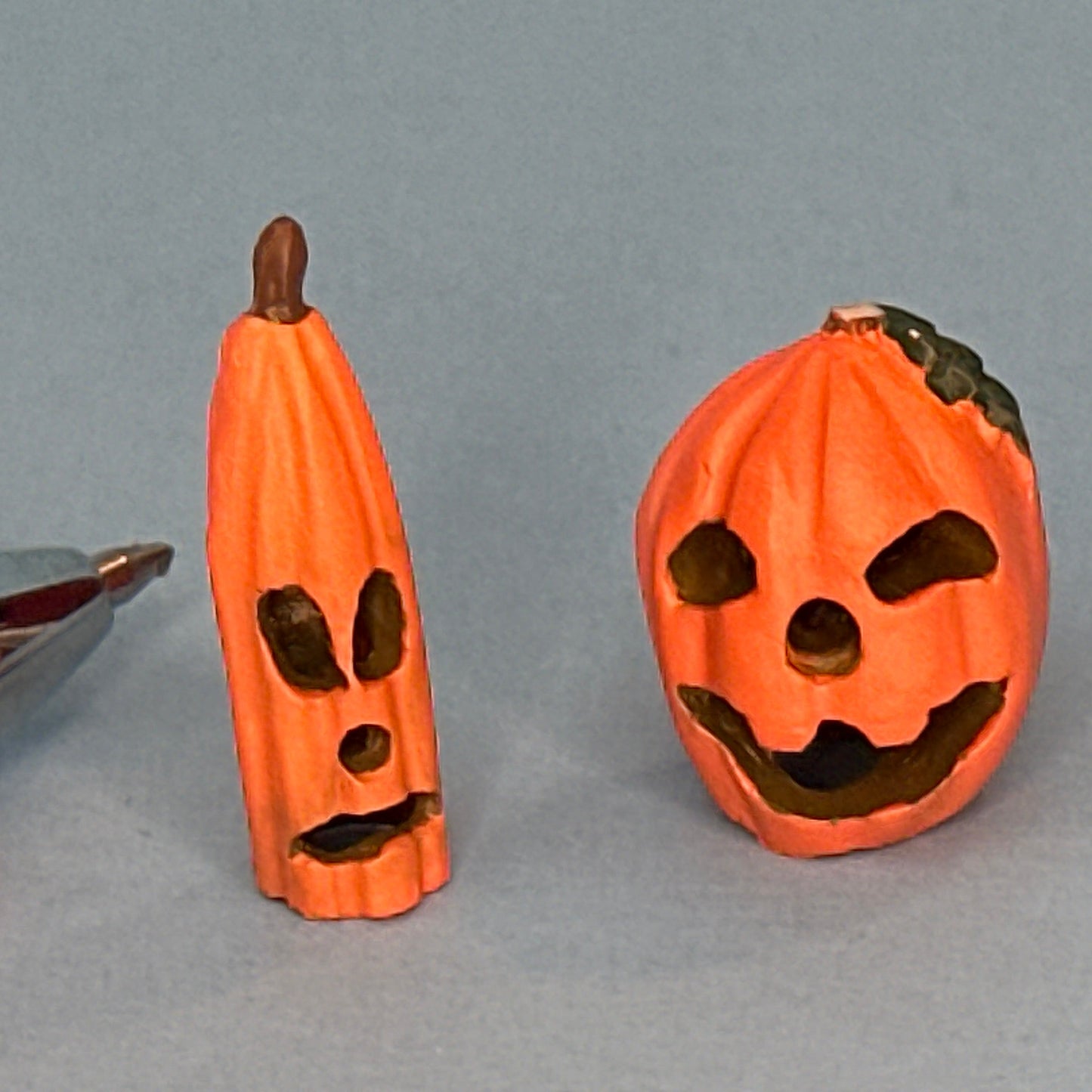 Halloween Pumpkins set /2 for 1:12 dollhouse miniature A
