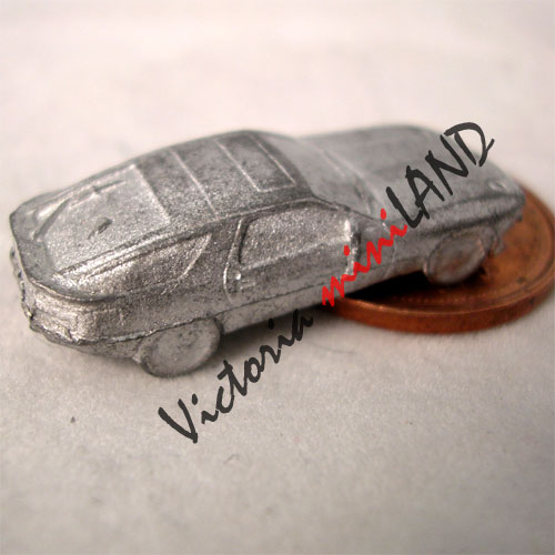 CAR 2 DOORS SEDAN 1"L DIY metal miniature for dollhouse - Do it yourself 2pcs