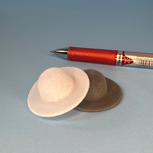 Heidi Ott Dollhouse Miniature Hats – Set of 2 (1:12 Scale)