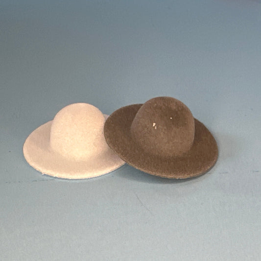 Heidi Ott Dollhouse Miniature Hats – Set of 2 (1:12 Scale)