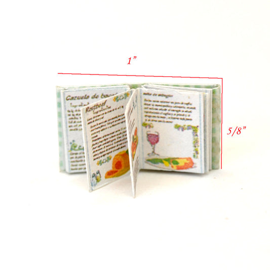 Mini livre imprimé miniature pour maison de poupée 1:12