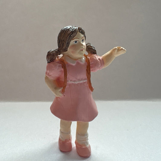 1:24 Miniature Doll – Little Girl Going to School
