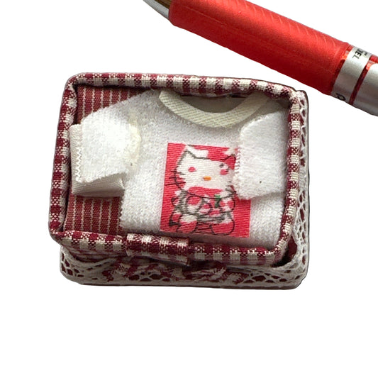 Miniature 1:12 Baby Clothes Crate Dollhouse miniature