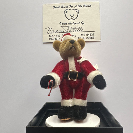 Santa Bear –  Miniature Collectible