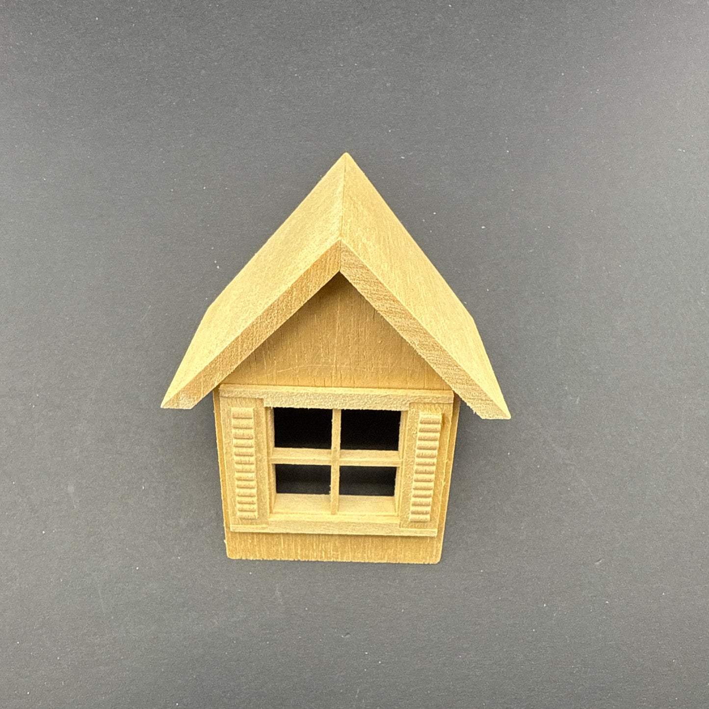 1:24 Dollhouse wooden Dormer Window Traditional Style