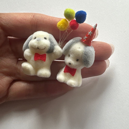 Miniature Birthday Puppies – 1:12 Dollhouse Scale