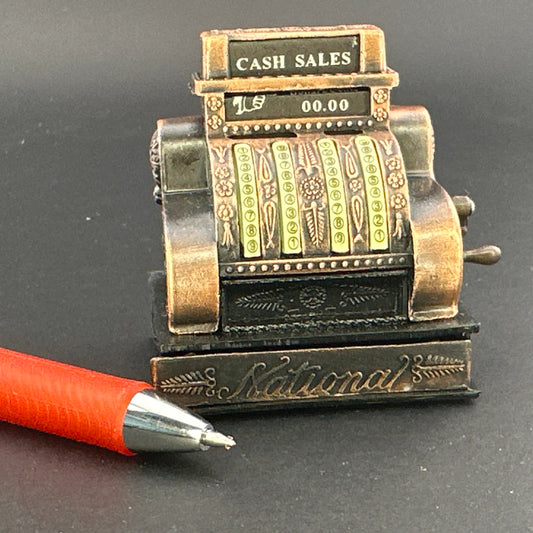 Vintage Pencil Sharpener Miniature Cash Register