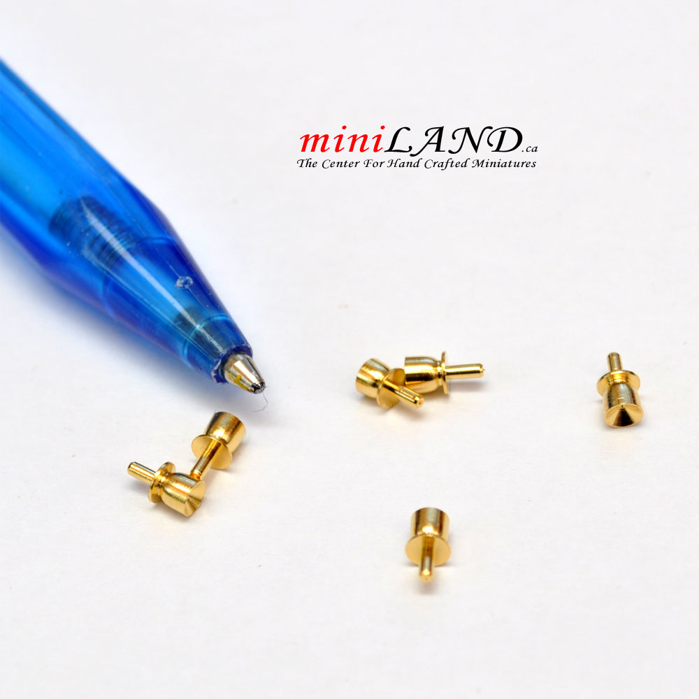 Drawer door Knobs handles set of 6pcs miniature for 1:12 scale dollhouse miniature