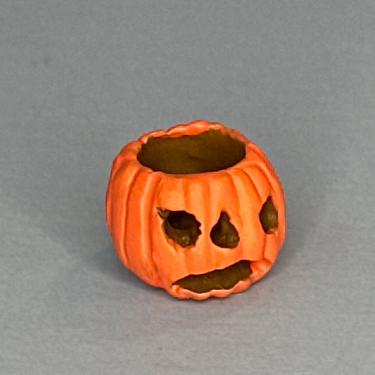 Miniature Spooky Hollow Pumpkin for Dollhouses – 1:12 Scale