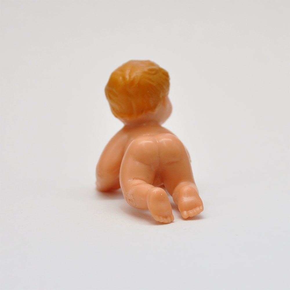 A baby  crawls on all fours Doll for 1:12 dollhouse miniature
