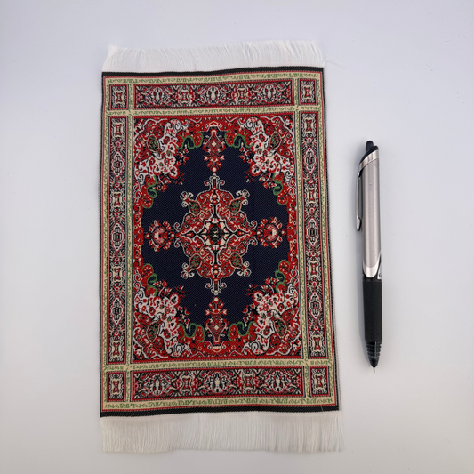 Large Carpet Rug for dollhouse miniature - 1:12 scale 8.5" x 5.5"