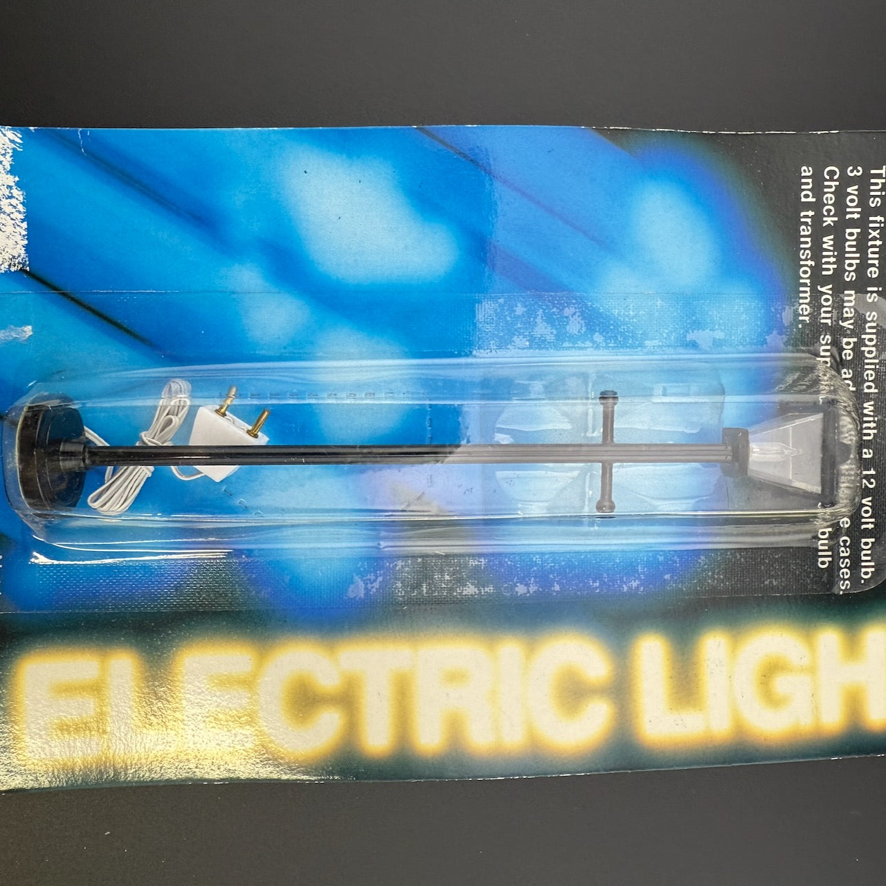 Miniature 12V Street Lamp – 1:24 Scale Dollhouse Light with Plug