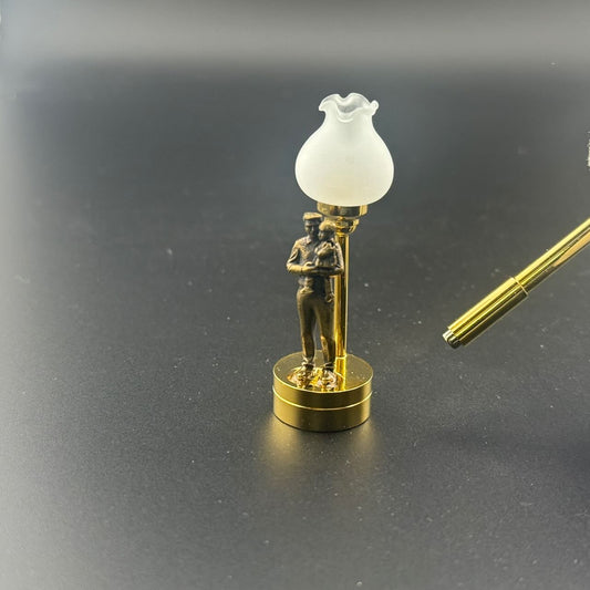 Dad with a baby Miniature Touchless operation with Wand  1:12 table lamp LED for Dollhouse table light (Copy) (Copy)