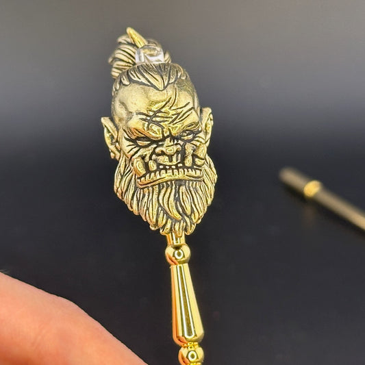 Miniature LED  lamp warrior/ guardian spirit Touchless operation with Wand  1:12 table for Dollhouse No-touch No-Switch Floor light