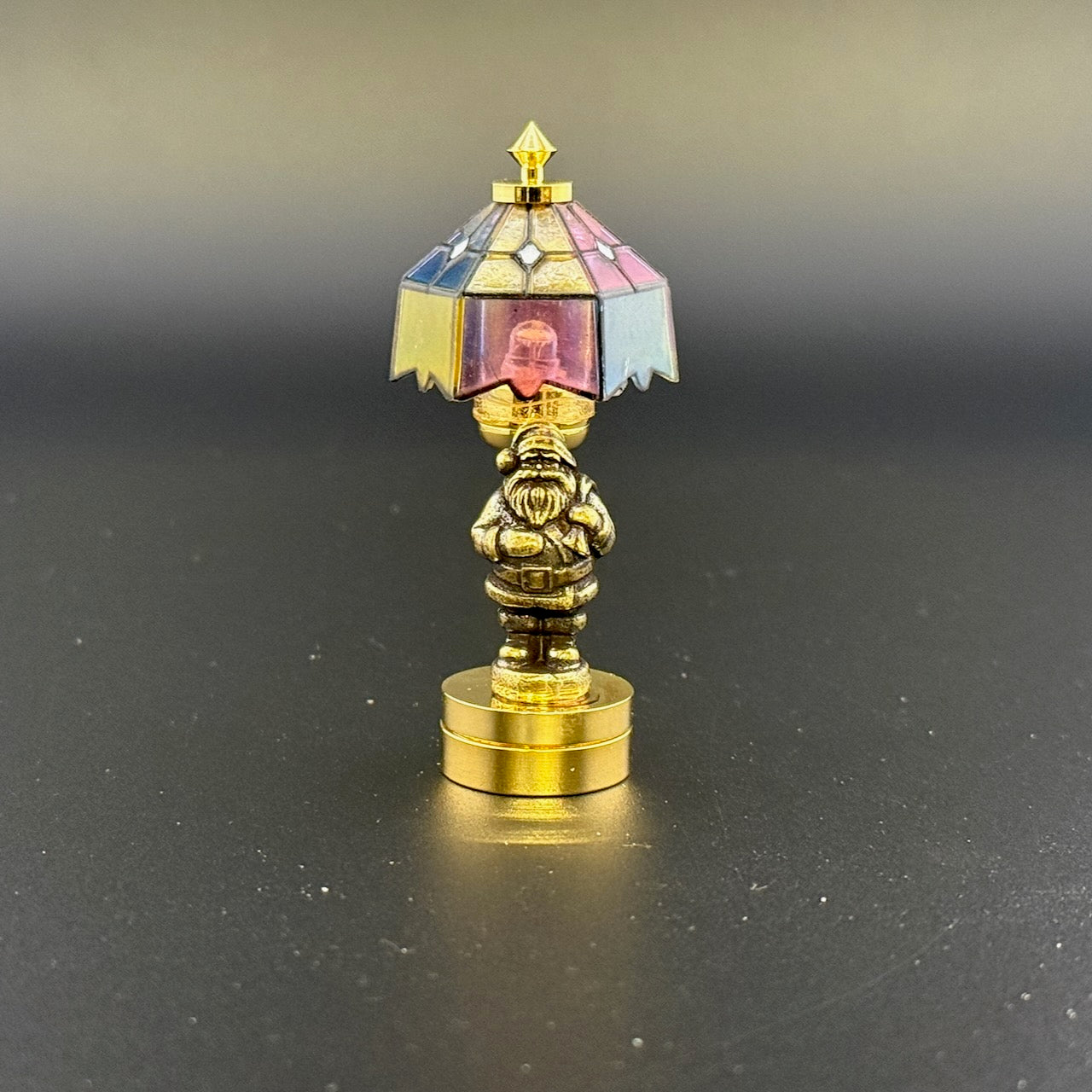 SANTA Miniature Touchless operation with Wand  1:12 table lamp LED light for Dollhouse No-touch No-Switch Stick