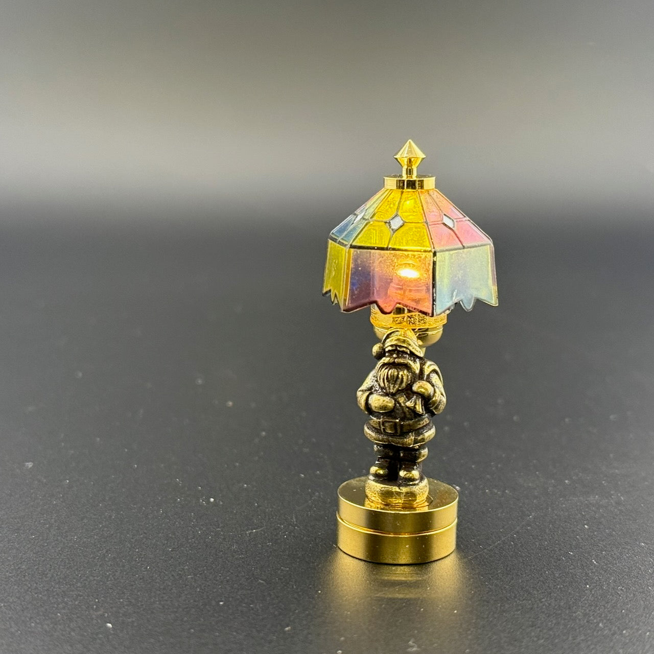 SANTA Miniature Touchless operation with Wand  1:12 table lamp LED light for Dollhouse No-touch No-Switch Stick