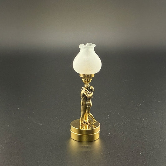 Slow dance Miniature Touchless operation with Wand  1:12 romantic table lamp LED light for Dollhouse No-touch No-Switch Stick