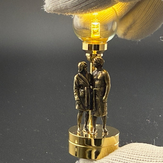 Spa Miniature Touchless operation with Wand  1:12 romantic table lamp LED light for Dollhouse No-touch No-Switch Stick