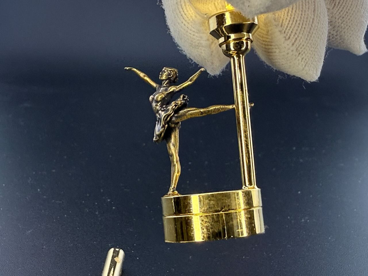 Ballet dancer, ballerina Miniature Touchless operation with Wand  1:12 romantic table lamp LED light for Dollhouse No-touch No-Switch Stick A