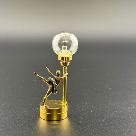 Ballet dancer, ballerina Miniature Touchless operation with Wand  1:12 romantic table lamp LED light for Dollhouse No-touch No-Switch Stick