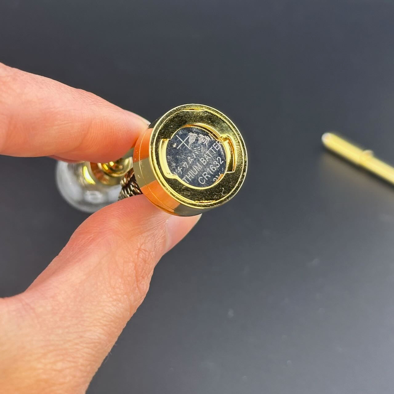OWL Miniature Touchless operation with Wand  1:12 table lamp LED for Dollhouse table light solid brass