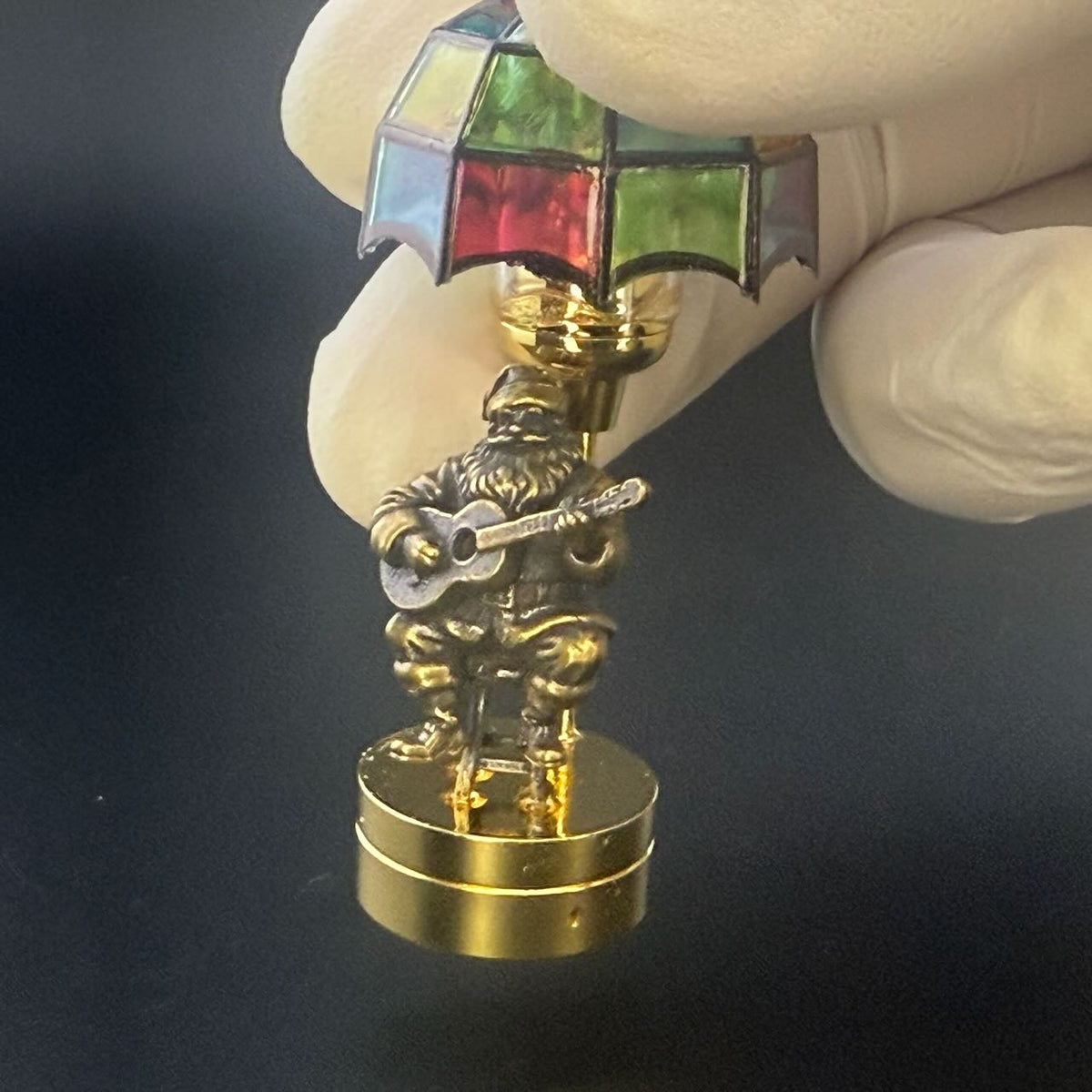 Miniatur-Berührungslose Bedienung mit Zauberstab 1:12 Tischlampe LED-Licht für Puppenhaus No-Touch No-Switch Stick Valentinstag Heiratsantrag