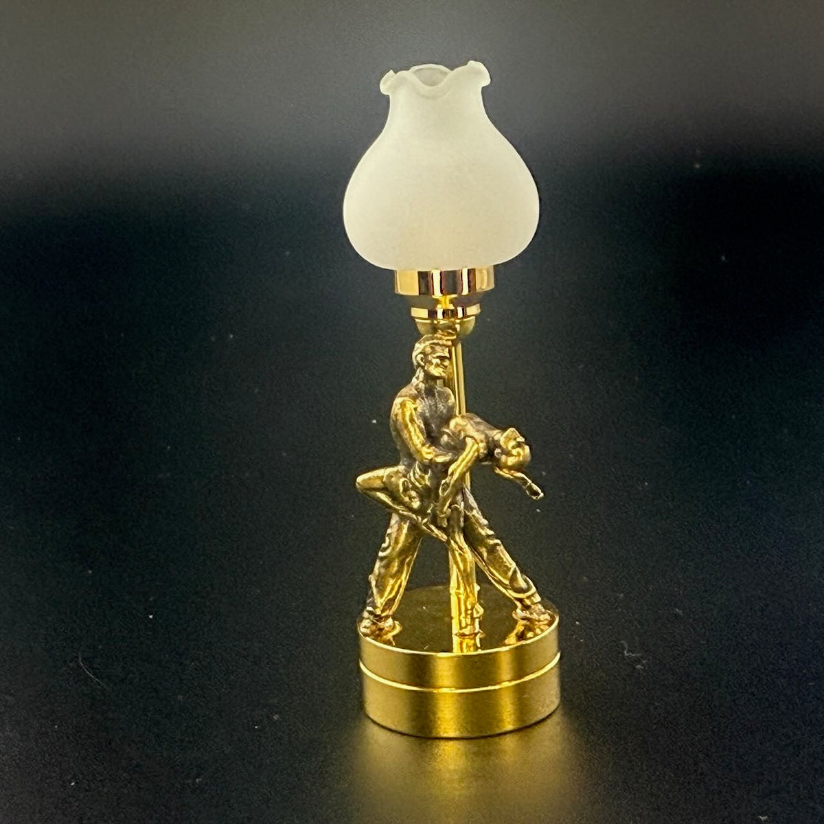 Lampe de table miniature sans contact avec baguette 1:12, lumière LED pour maison de poupée, sans contact, sans interrupteur, demande en mariage pour la Saint-Valentin