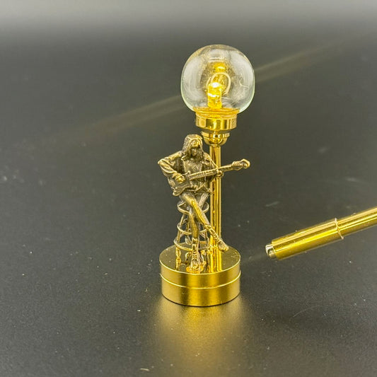 Rock star music table lamp Miniature Touchless operation with Wand  1:12  LED light for Dollhouse No-touch No-Switch Stick (Copy)